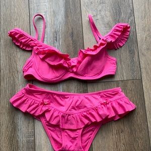 Betsey Johnson Pink Bikini